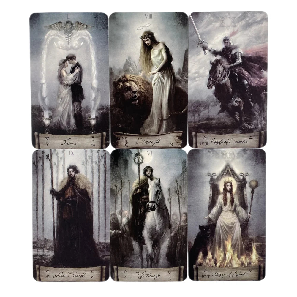 🔮 Heaven & Earth Tarot Deck – Mystical Divination Cards for Self-Discovery & Entertainment