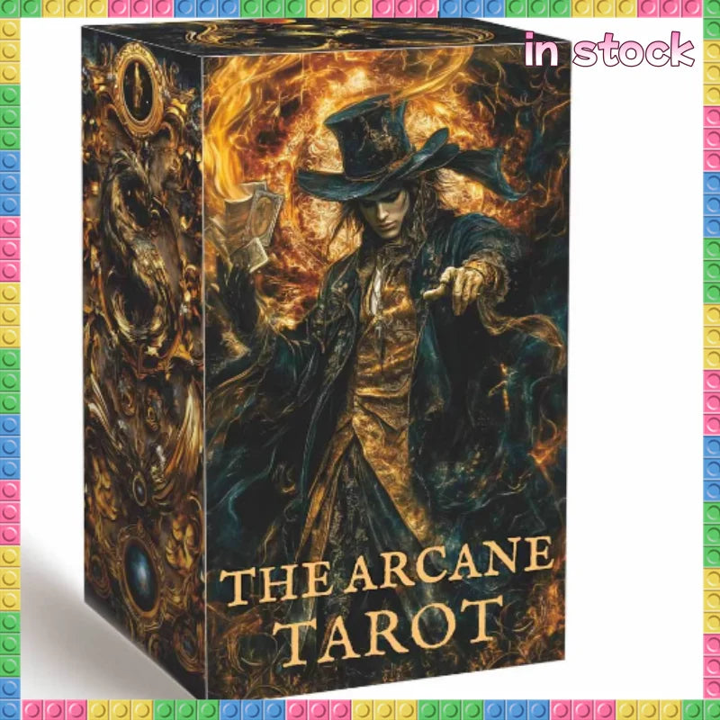 🔮 Magic Arcana Tarot Deck – 78-Card Traditional Divination Set (13x8cm)