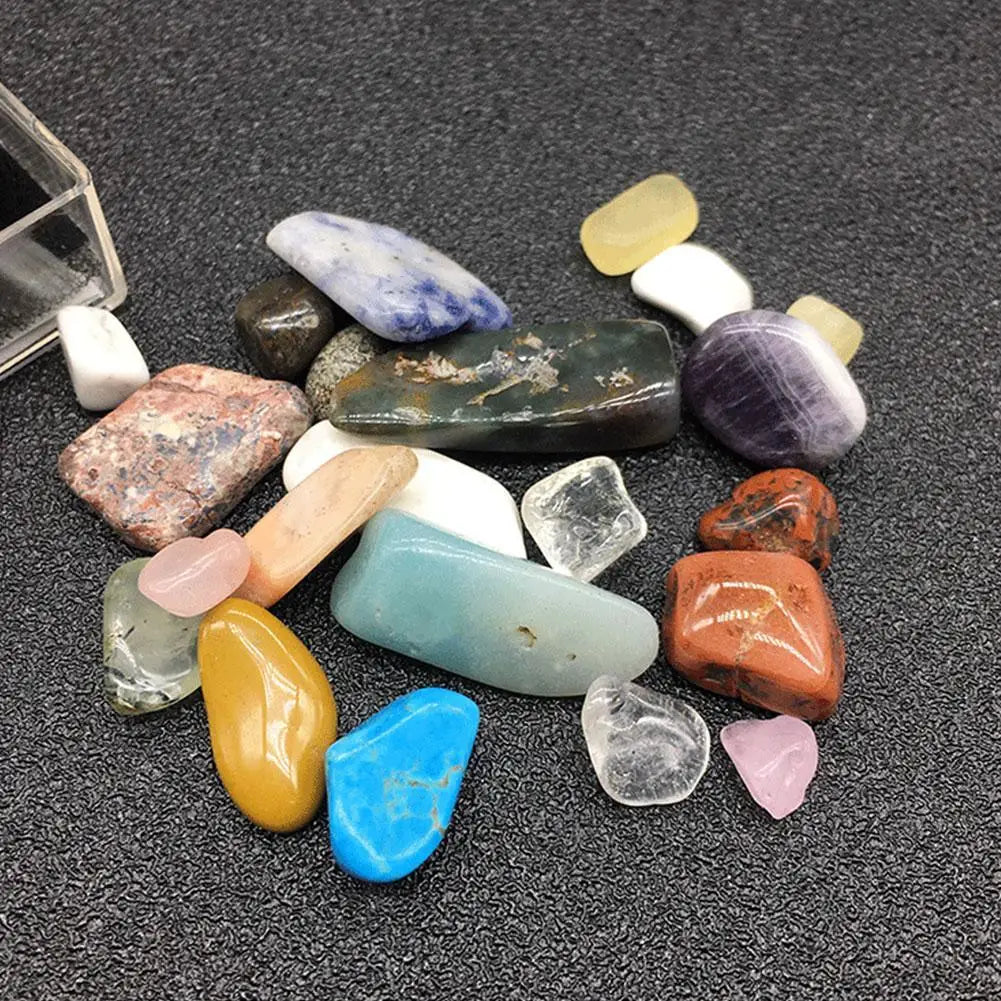 🔮 Treasure of Earth – Mixed Tumbled Crystal Stones in Box