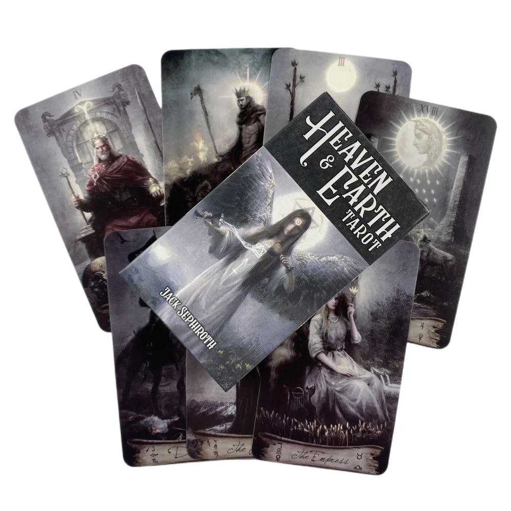 🔮 Heaven & Earth Tarot Deck – Mystical Divination Cards for Self-Discovery & Entertainment