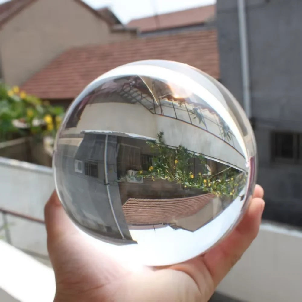 🔮 Extra-Large Glass Energy Sphere — Spiritual Healing & Meditation Orb