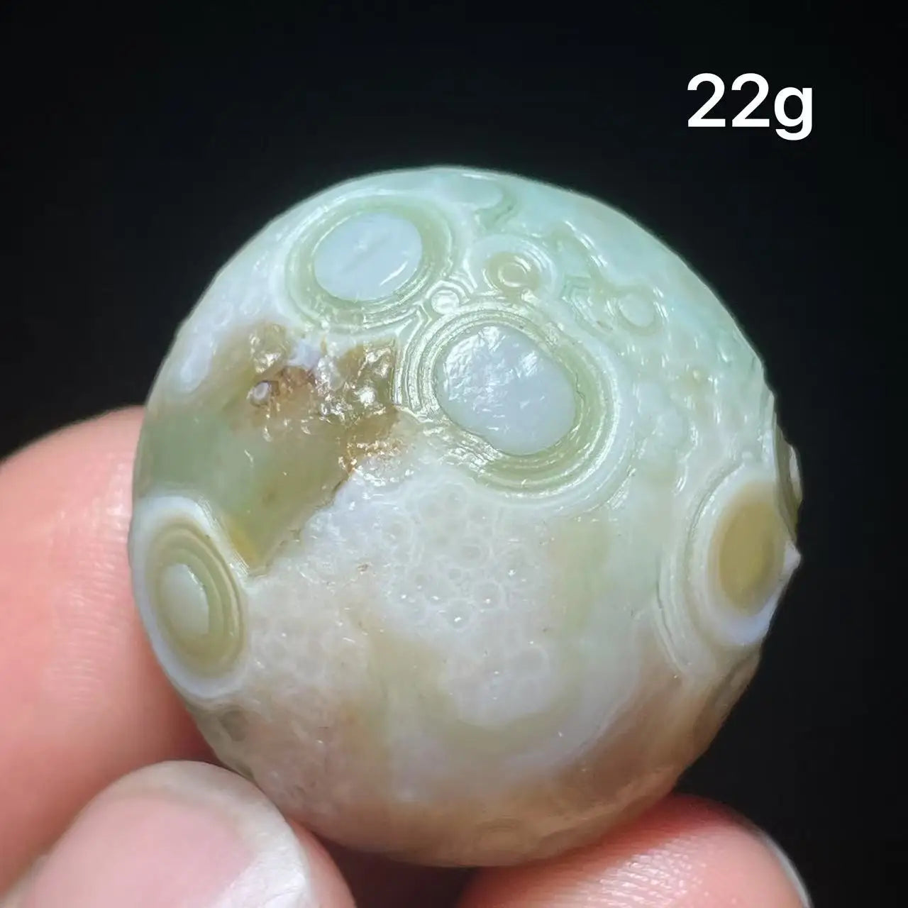 🖤 Natural Black Sardonyx & Gobi Agate Energy Stone