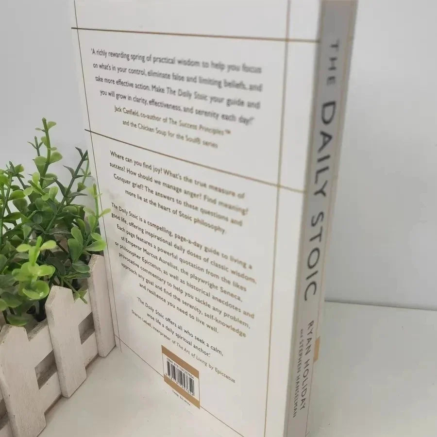 🕯️ The Daily Stoic - 366 Meditations on Wisdom, Perseverance, and the Art of Living By Ryan Holiday