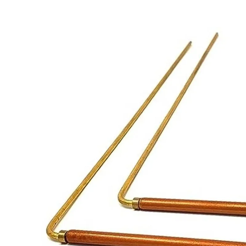 🔮 M16K Copper Dowsing Rod Set – 2PCS Water & Treasure Divining Tools