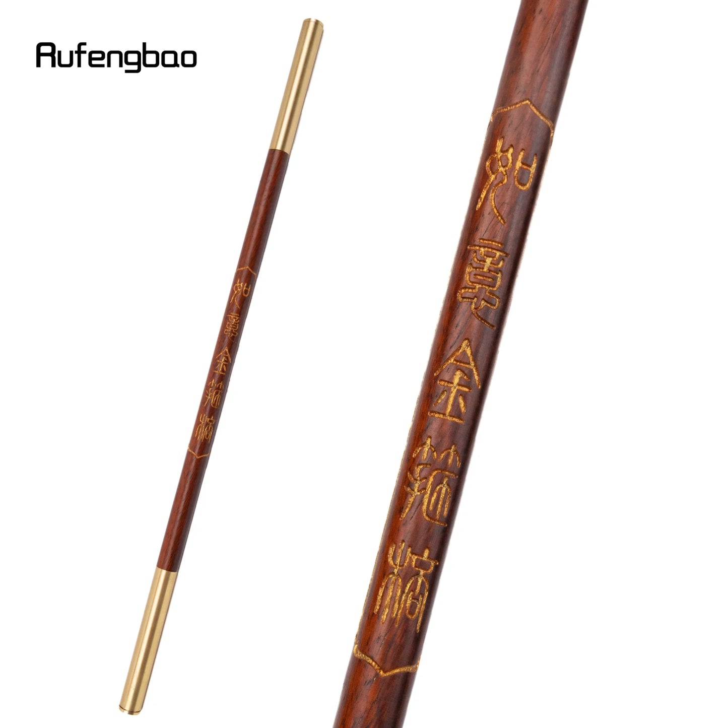 🪶 Handcrafted Brown Wooden Wand — Traditional Ritual & Energy Healing Tool (45cm)