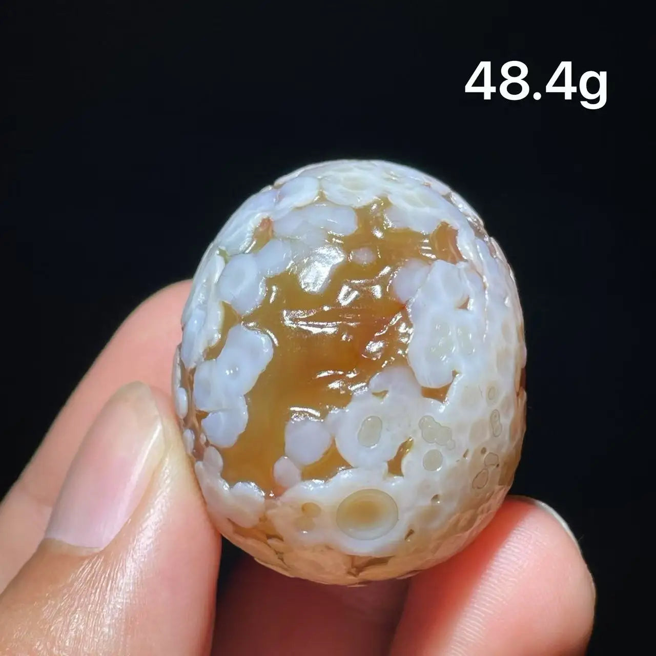 🖤 Natural Black Sardonyx & Gobi Agate Energy Stone
