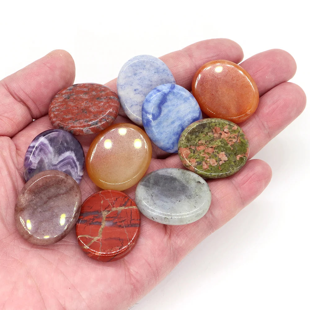 π Forget Worry Stones β Healing Crystal Thumb Stones for Success, Health & Wealth