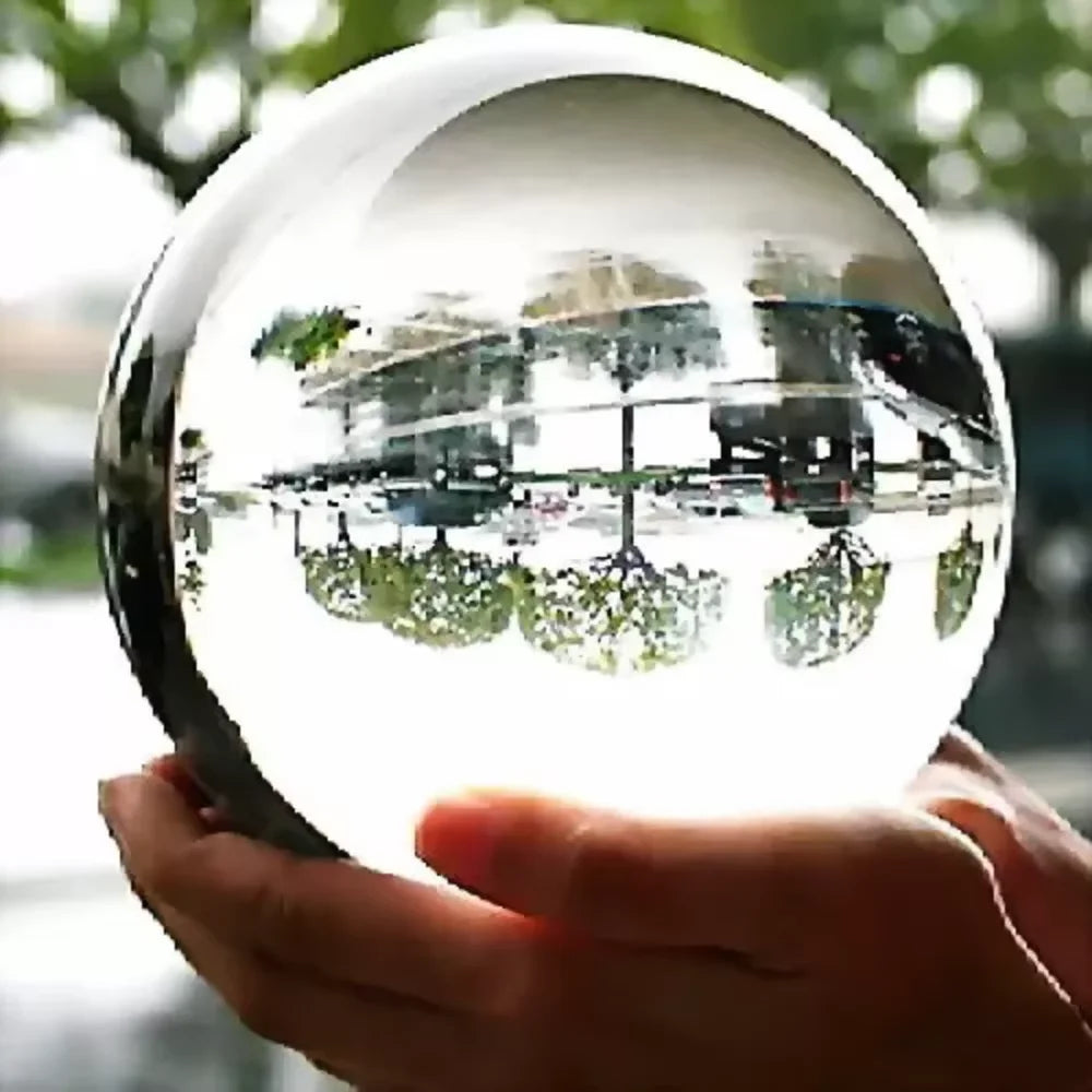 🔮 Extra-Large Glass Energy Sphere — Spiritual Healing & Meditation Orb