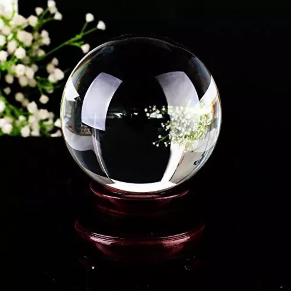🔮 Extra-Large Glass Energy Sphere — Spiritual Healing & Meditation Orb