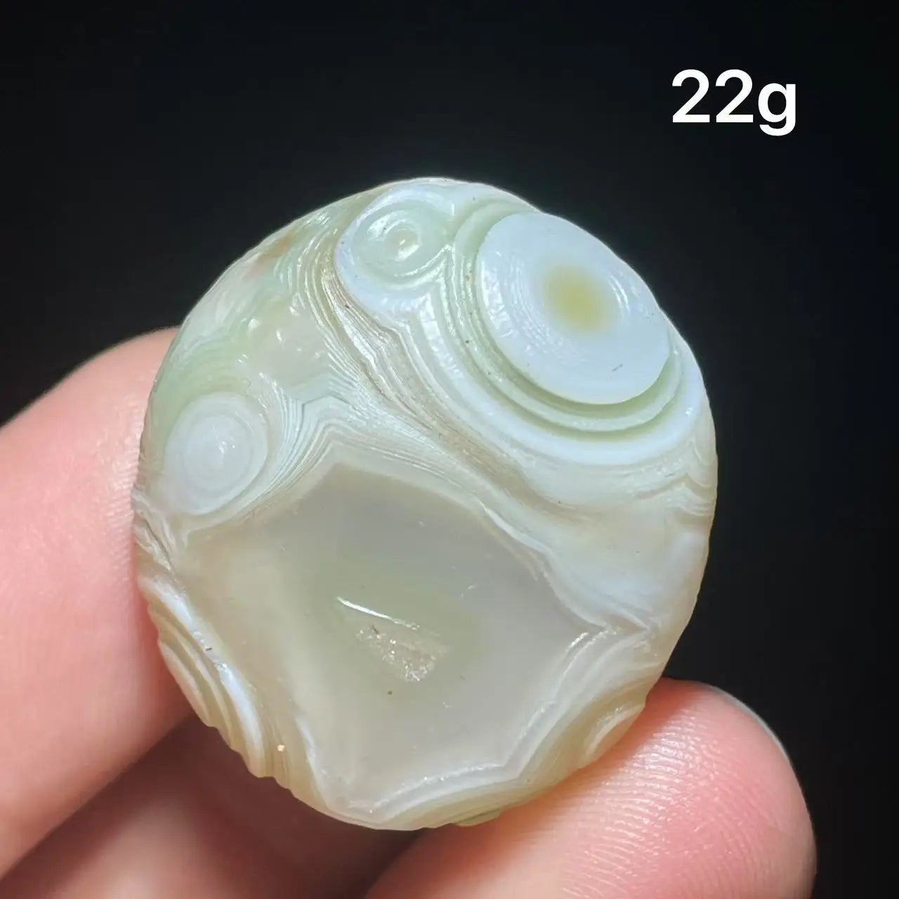🖤 Natural Black Sardonyx & Gobi Agate Energy Stone