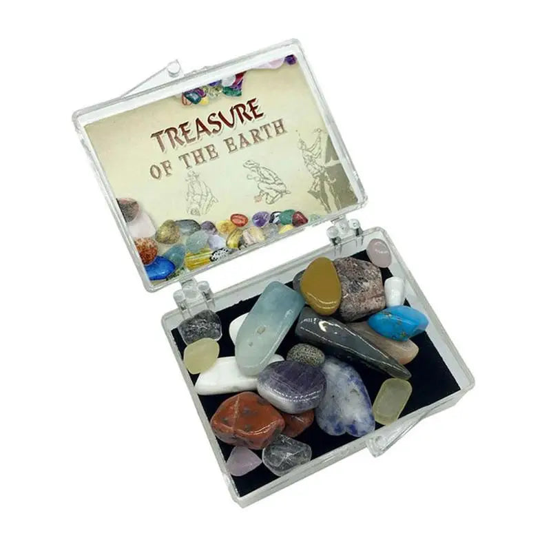 🔮 Treasure of Earth – Mixed Tumbled Crystal Stones in Box