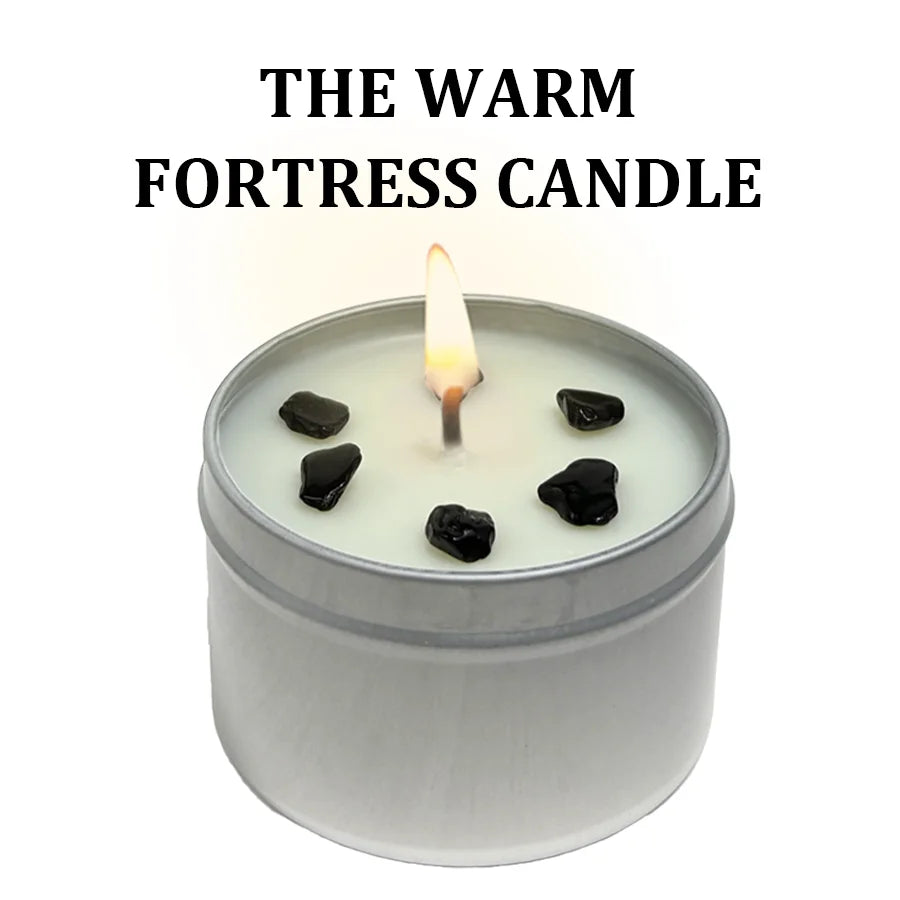 🔮 Crystal Ritual Scented Candle – 3oz Soy Wax Candle
