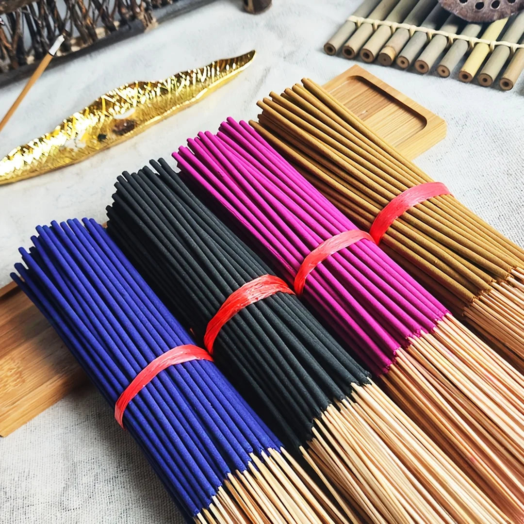 🌿 Natural Aromatherapy Incense Sticks — 80 / 200 pcs Set