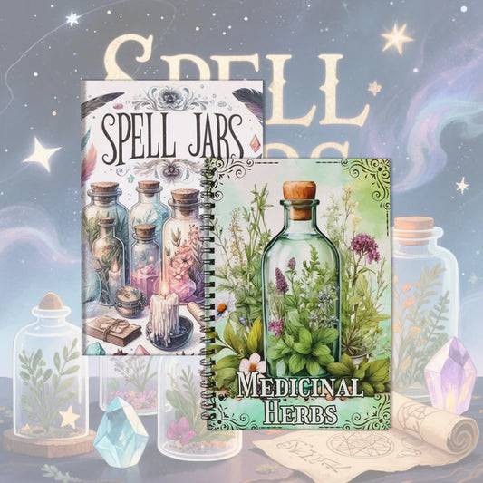 ๐ The Magical Herb Book Guides โ Set of 2 Illustrated Hardcovers
