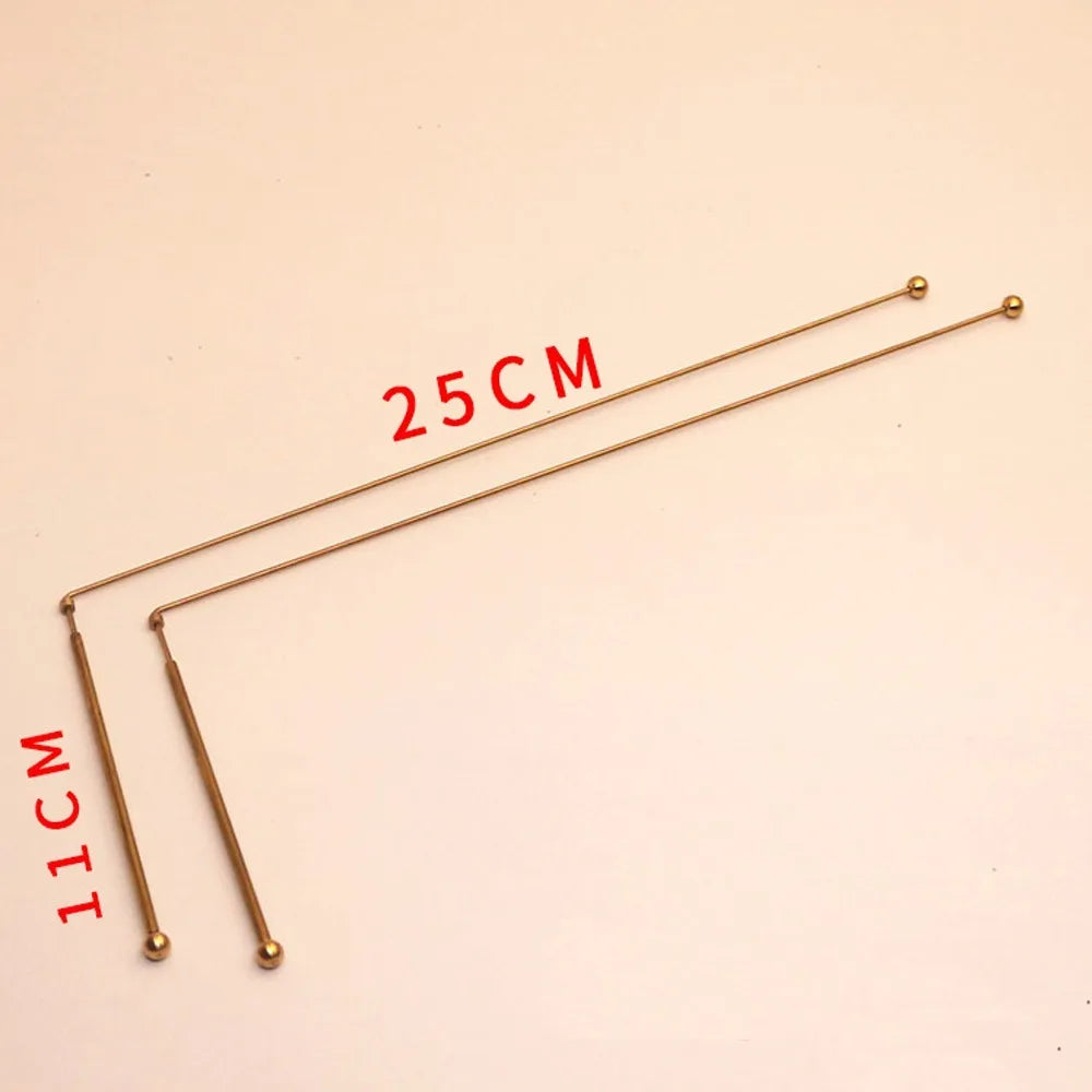 ๐ฎ 2PCS Pure Copper Dowsing Rods โ High Sensitivity Paranormal Divination Tool
