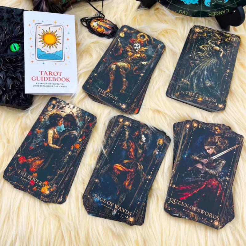 🔮 Magic Arcana Tarot Deck – 78-Card Traditional Divination Set (13x8cm)
