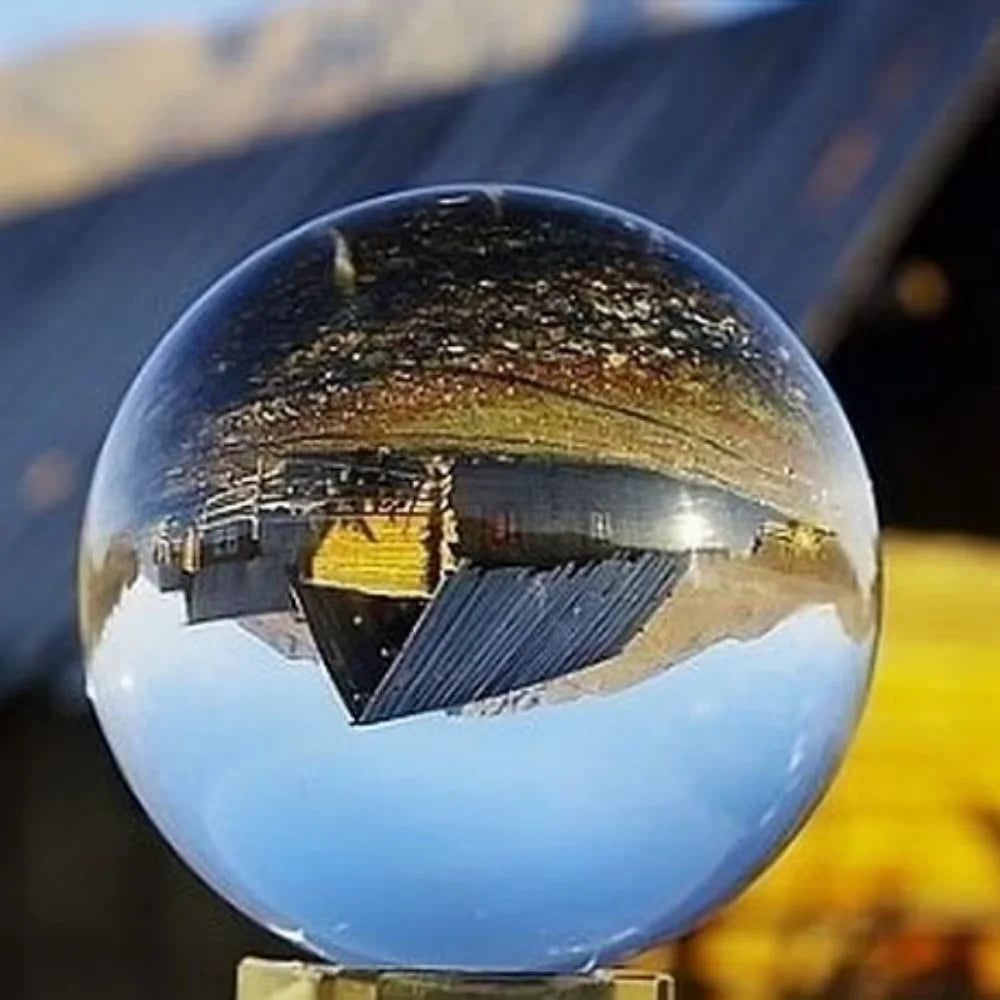 🔮 Extra-Large Glass Energy Sphere — Spiritual Healing & Meditation Orb