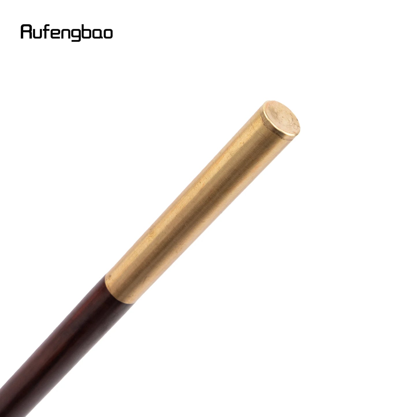 🪶 Handcrafted Brown Wooden Wand — Traditional Ritual & Energy Healing Tool (45cm)