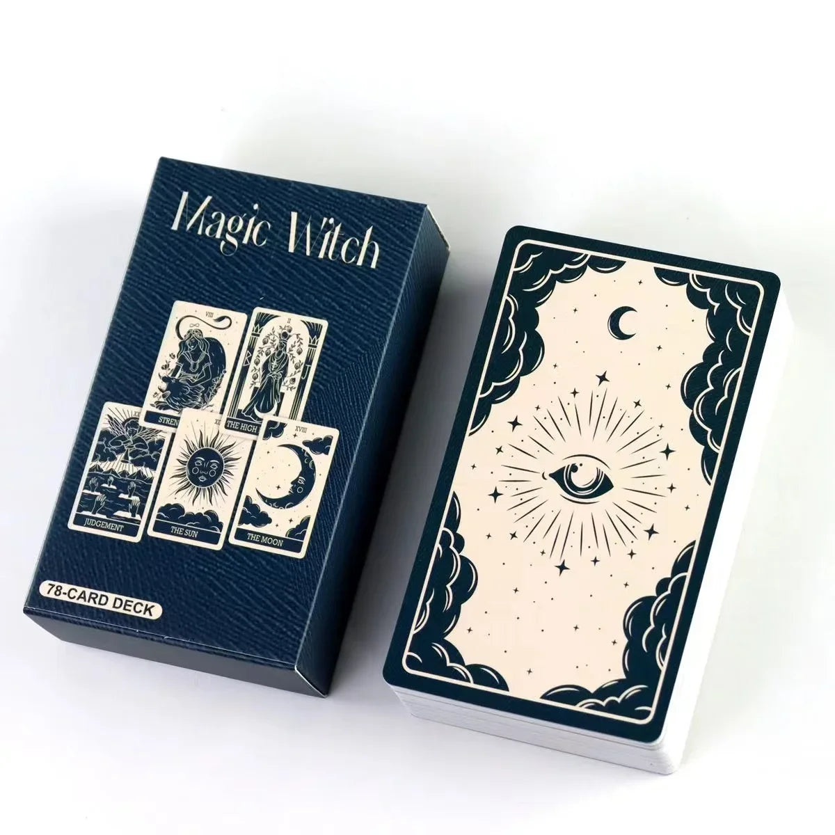 🔮 Magic Witch Tarot Deck – 78 Cards | Full English Edition
