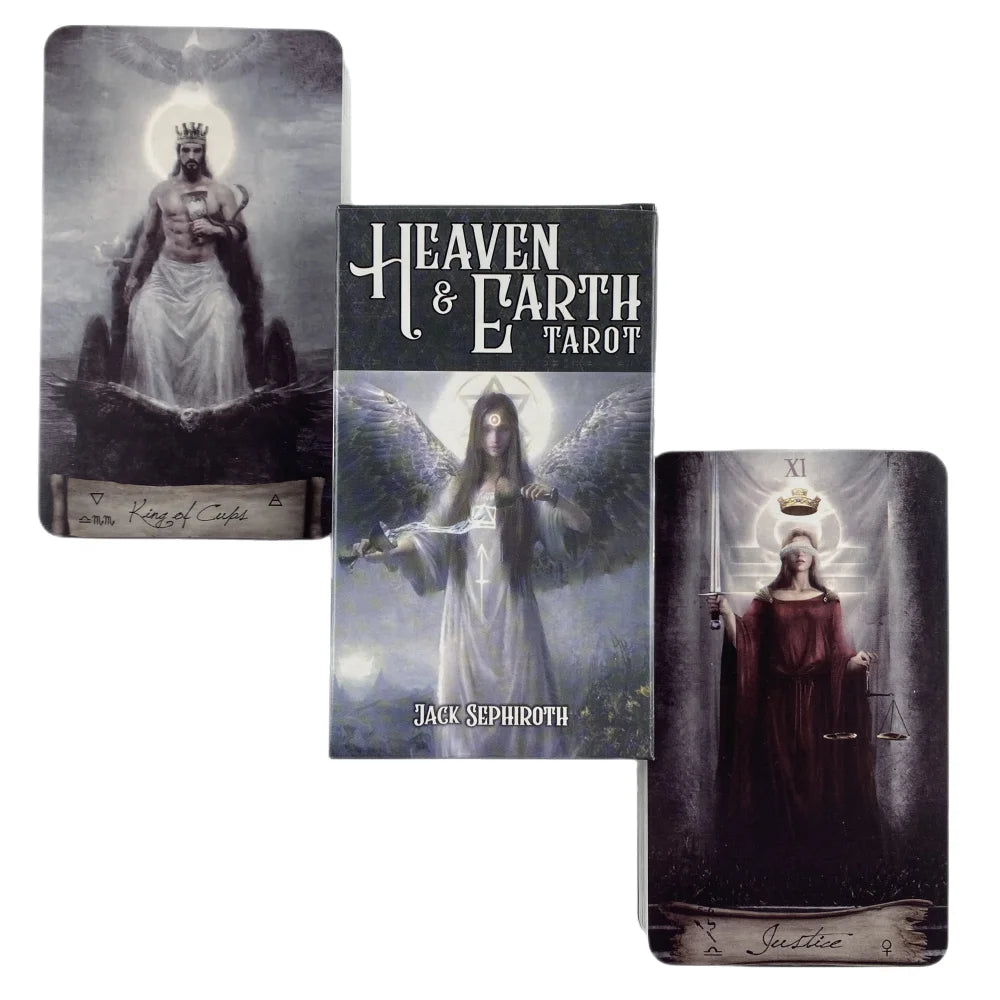 🔮 Heaven & Earth Tarot Deck – Mystical Divination Cards for Self-Discovery & Entertainment