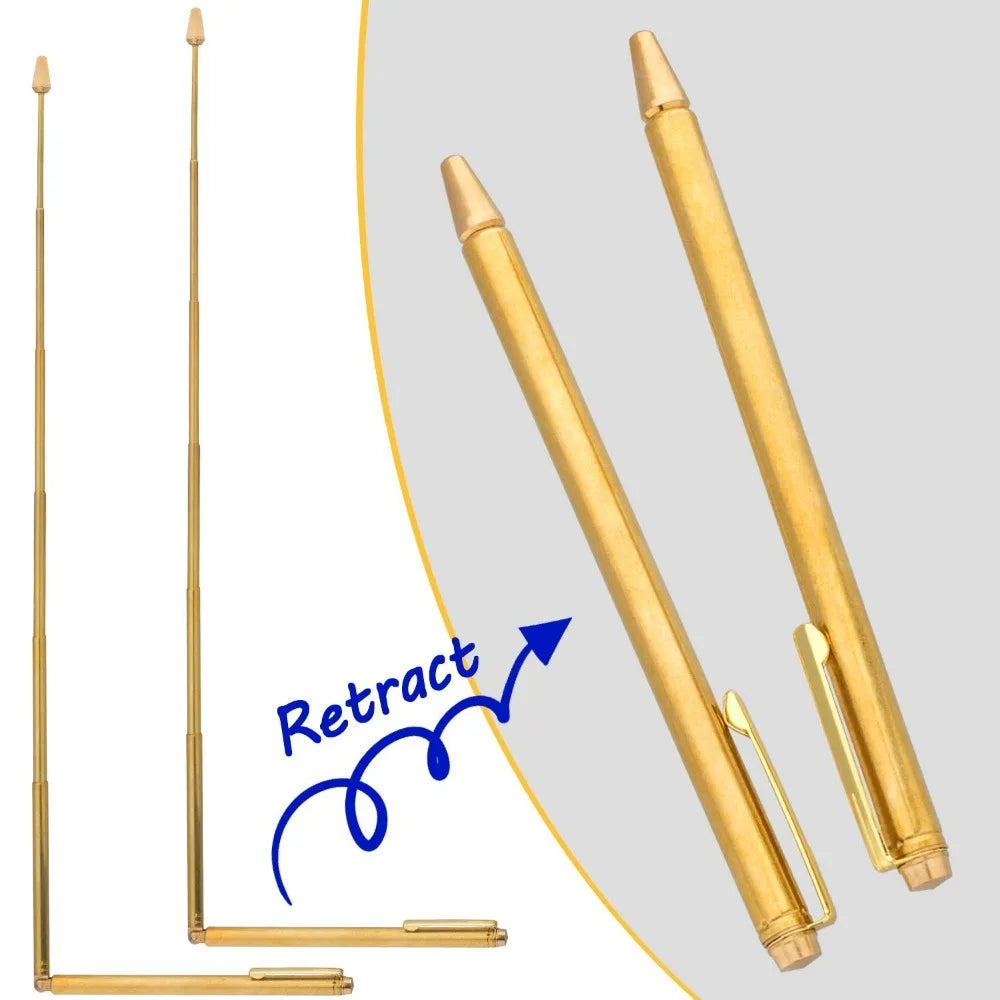 ๐ฎ 2PCS Pure Copper Dowsing Rods โ High Sensitivity Paranormal Divination Tool