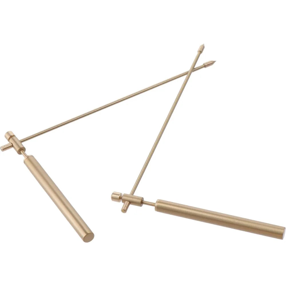 ๐ฎ 2PCS Pure Copper Dowsing Rods โ High Sensitivity Paranormal Divination Tool