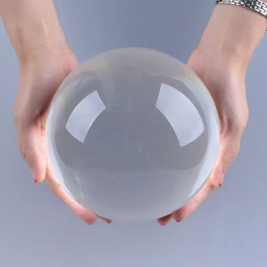 🔮 Extra-Large Glass Energy Sphere — Spiritual Healing & Meditation Orb