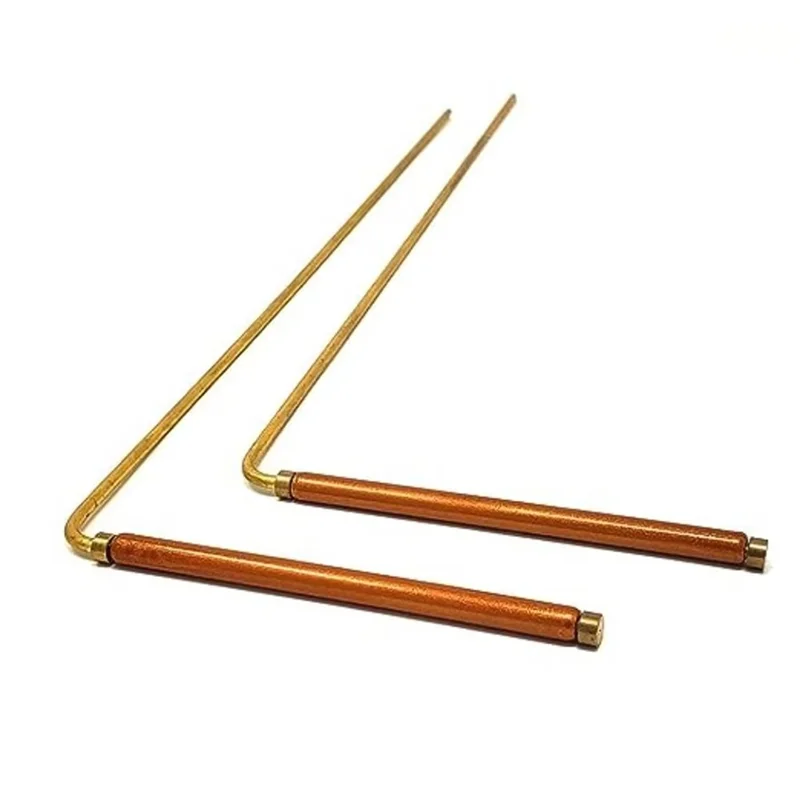 🔮 M16K Copper Dowsing Rod Set – 2PCS Water & Treasure Divining Tools