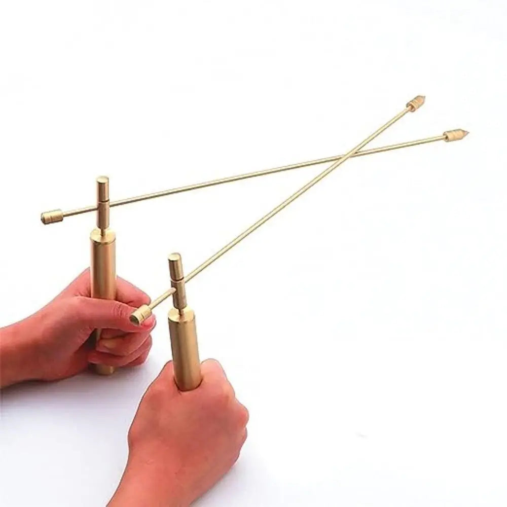 ๐ฎ 2PCS Pure Copper Dowsing Rods โ High Sensitivity Paranormal Divination Tool