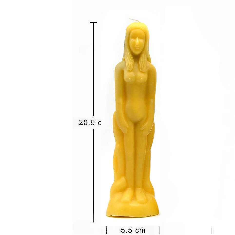 🕯️ Ritual Figure Candle — Male & Female Form