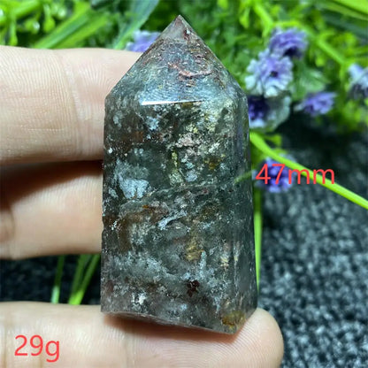 🔮 Natural Ghost Phantom Quartz Crystal Tower
