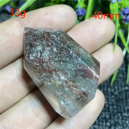 🔮 Natural Ghost Phantom Quartz Crystal Tower