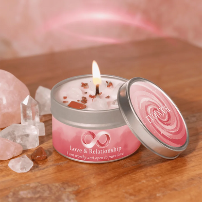 💞 3oz Love & Relationship Manifestation Candled Candle, Ideal Christmas Gift for Couples, Handmade candle gift for Halloween