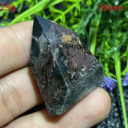 🔮 Natural Ghost Phantom Quartz Crystal Tower