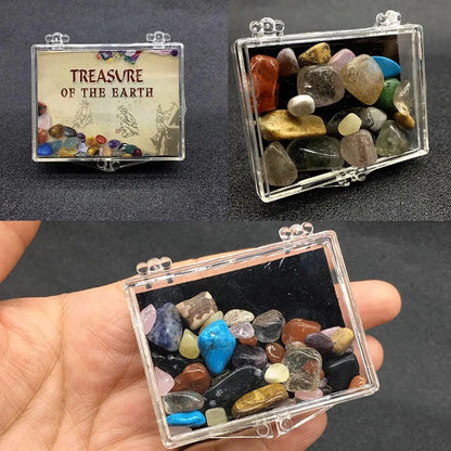 🔮 Treasure of Earth – Mixed Tumbled Crystal Stones in Box