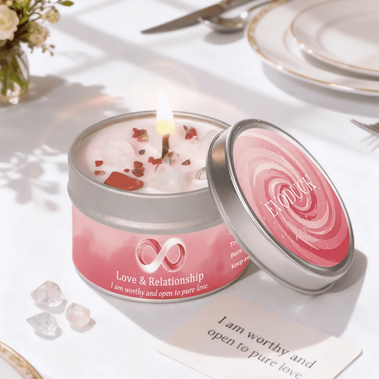 💞 3oz Love & Relationship Manifestation Candled Candle, Ideal Christmas Gift for Couples, Handmade candle gift for Halloween