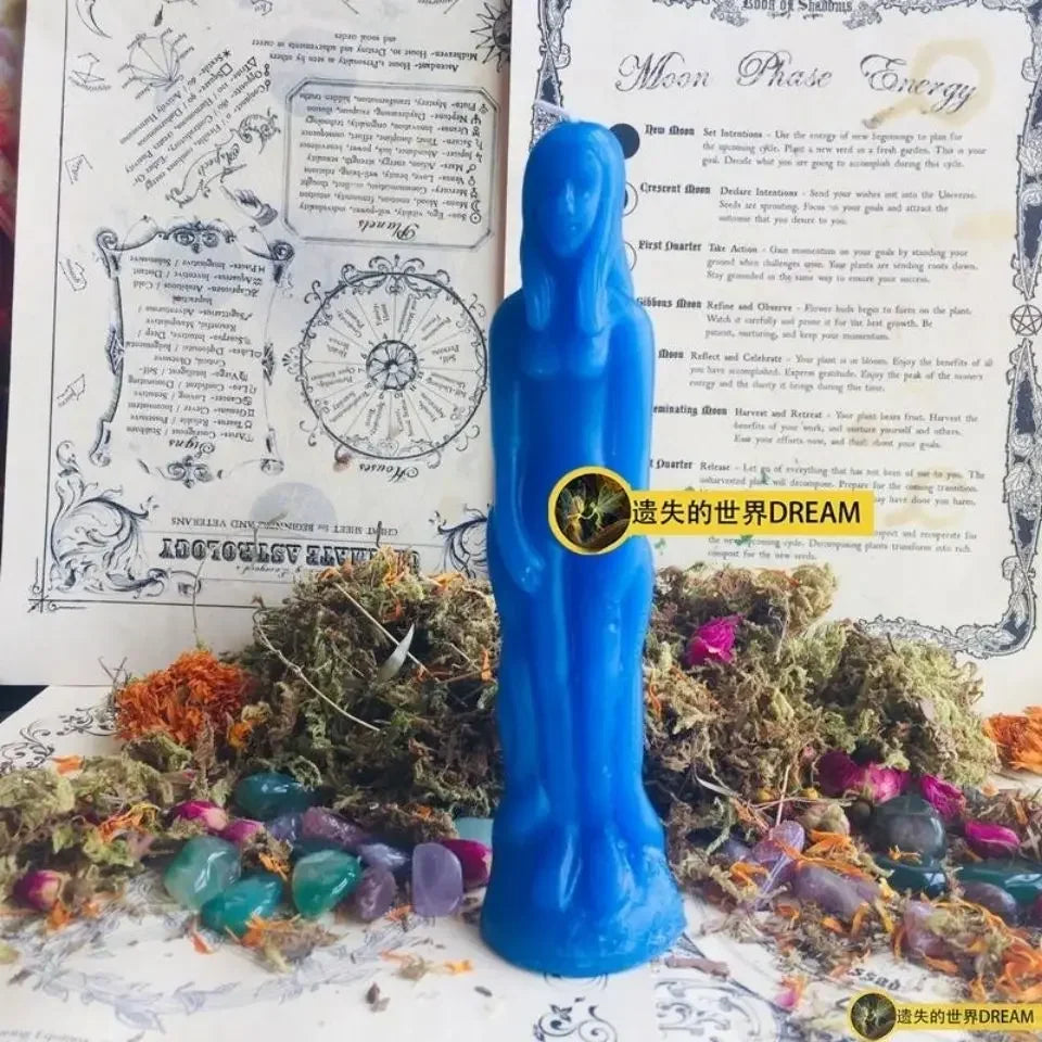 🕯️ Ritual Figure Candle — Male & Female Form