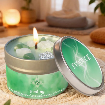 💚 Healing Ritual Candle — 3oz Lavender & Eucalyptus Scented