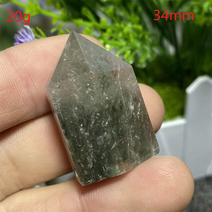 🔮 Natural Ghost Phantom Quartz Crystal Tower