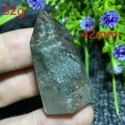 🔮 Natural Ghost Phantom Quartz Crystal Tower