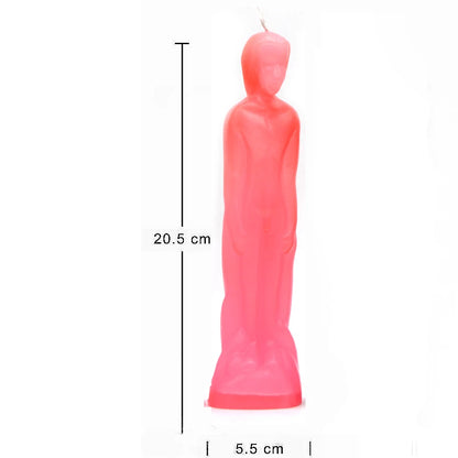 🕯️ Ritual Figure Candle — Male & Female Form