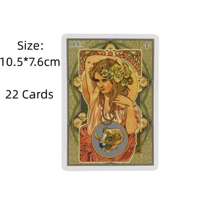 🔮 Astrological Lenormand Oracle Cards – Tarot Wisdom Edition (English)