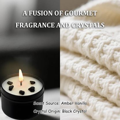🔮 Crystal Ritual Scented Candle – 3oz Soy Wax Candle