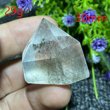 🔮 Natural Ghost Phantom Quartz Crystal Tower