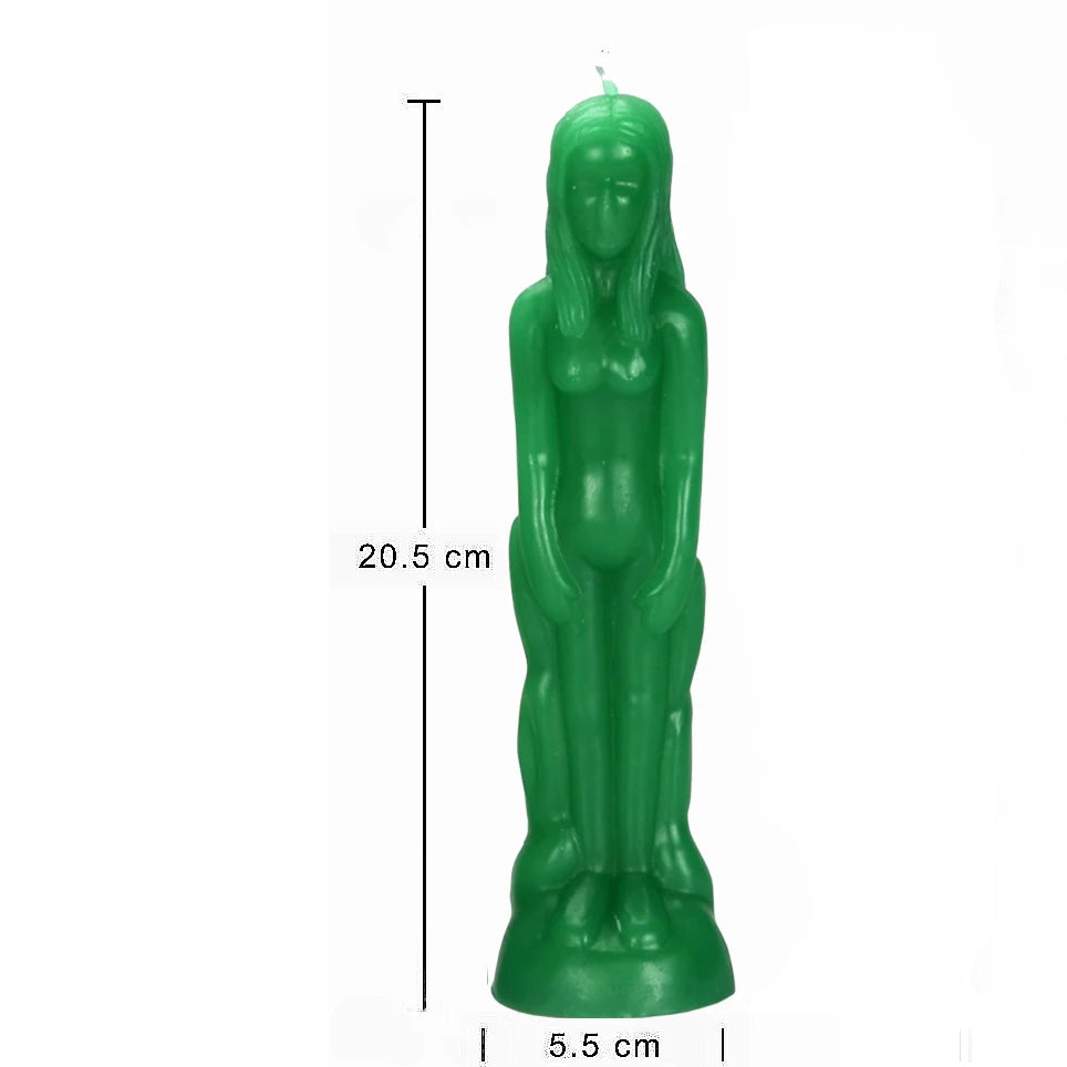 🕯️ Ritual Figure Candle — Male & Female Form