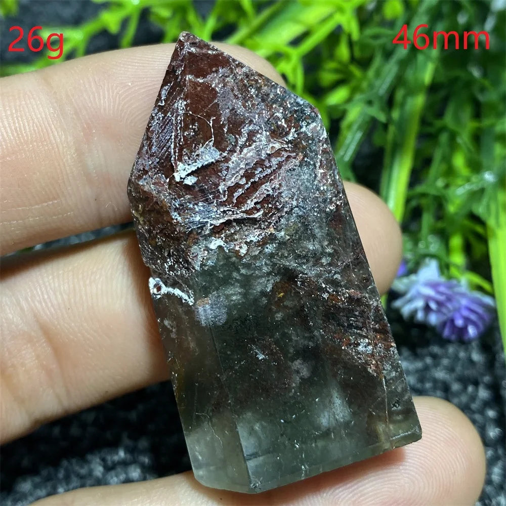 🔮 Natural Ghost Phantom Quartz Crystal Tower