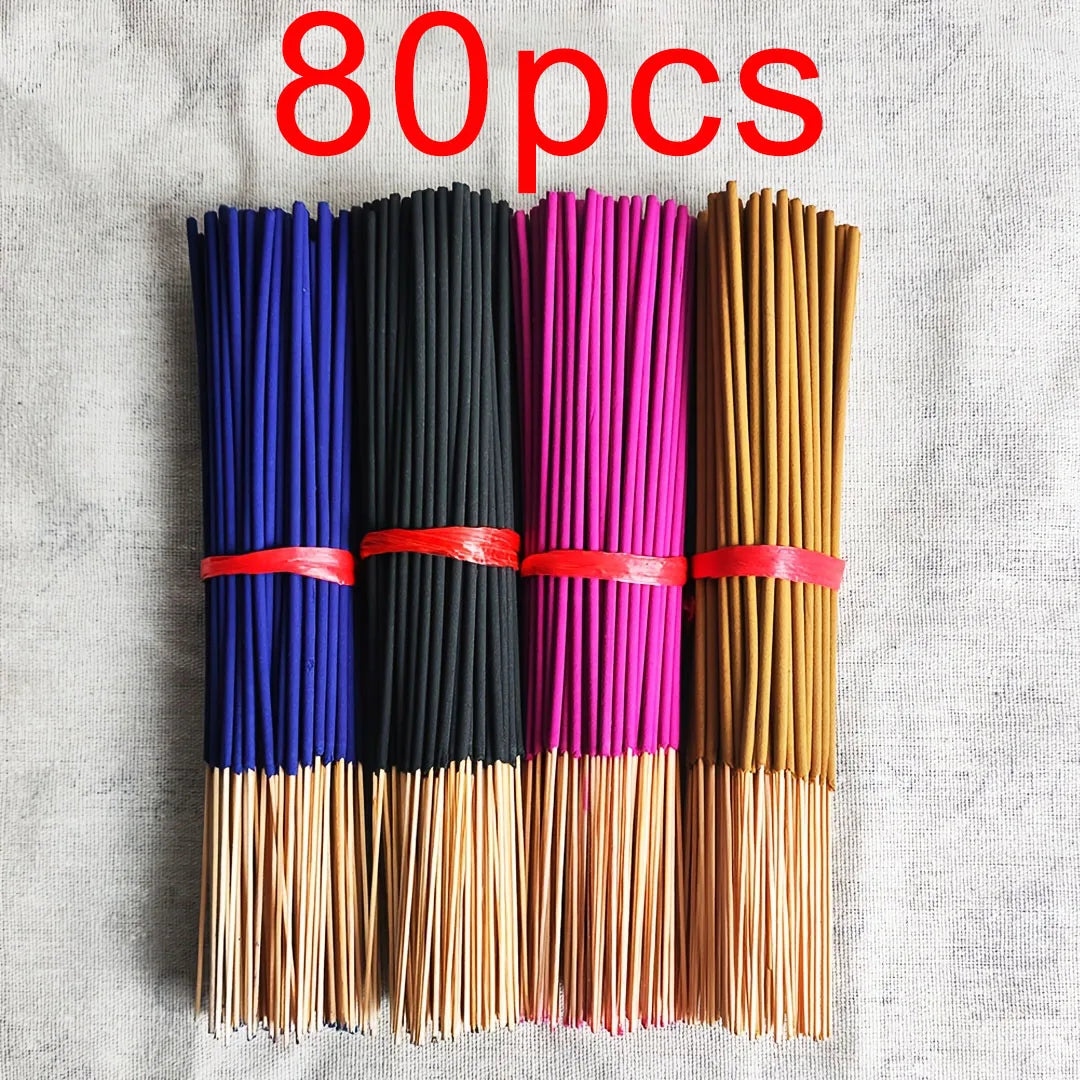 🌿 Natural Aromatherapy Incense Sticks — 80 / 200 pcs Set