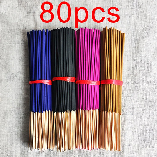 🌿 Natural Aromatherapy Incense Sticks — 80 / 200 pcs Set