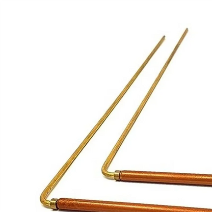🔮 M16K Copper Dowsing Rod Set – 2PCS Water & Treasure Divining Tools