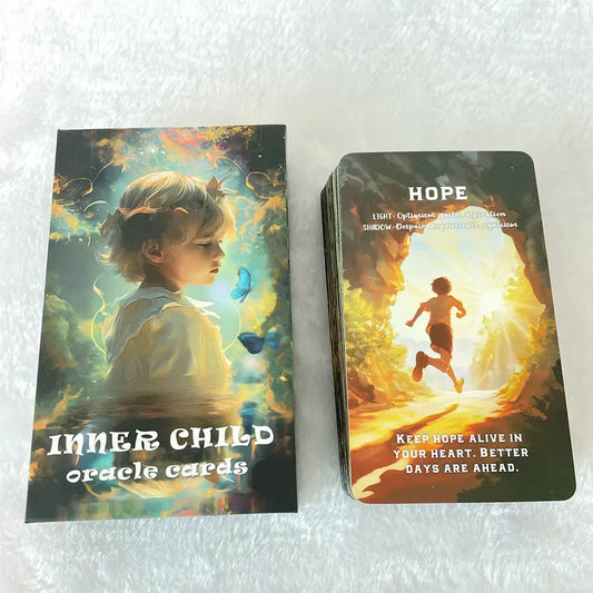 🔮 Inner Child Oracle Cards – 56-Card Tarot Deck for Inner Healing & Reflection